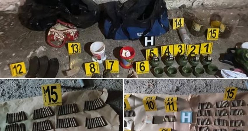 Policia gjen sërish armë dhe municion në veri