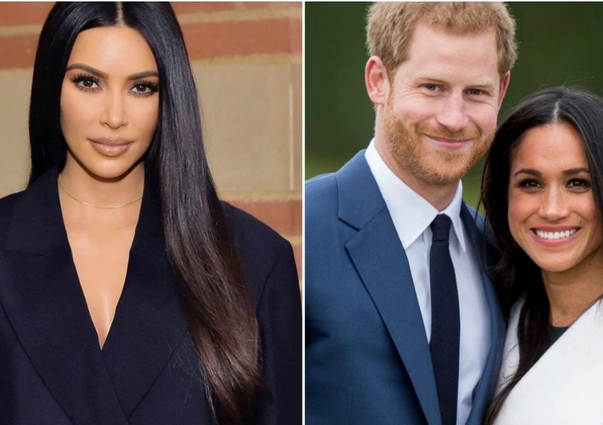 Kim Kardashian zbulon pse i hoqi fotot me Meghan Markle dhe Princ Harryn