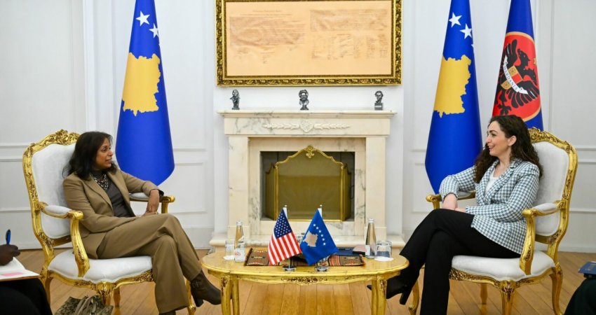 Osmani pret në takim Anu Prattipati, flasin për anëtarësimin e Kosovës në Bordin e Paqes