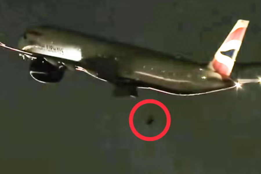 Avioni i British Airways humb një rrotë gjatë ngritjes nga Las Vegasi
