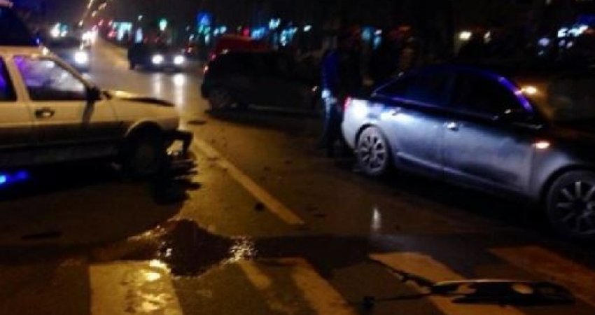 Vetura godet një këmbësor në Prishtinë