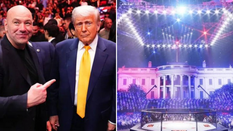 UFC para Shtëpisë së Bardhë? Trump zbulon planin spektakolar për stadium me 100 mijë vende