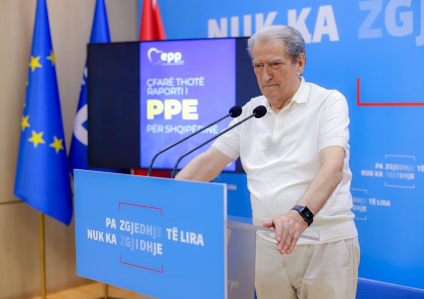 Berisha: Rezoluta e PPE i jep mbështetje të fuqishme protestës rinore qytetare në Tiranë