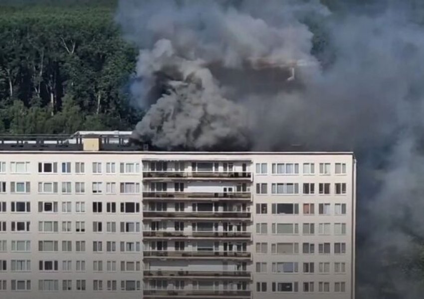 Zjarri përfshin ndërtesën shumëkatëshe në Antwerp të Belgjikës, raportohet për 5 viktima