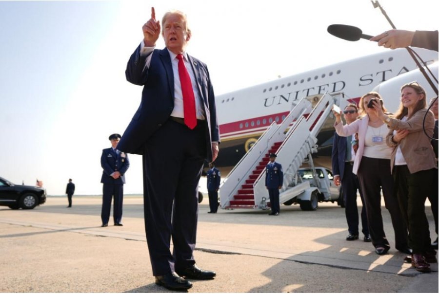 Trump kryen fluturimin e parë me avionin Air Force One të ri  të dhuruar nga Katari