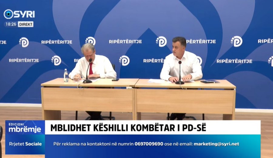 LIVE  Mblidhet Këshilli Kombëtar i PD