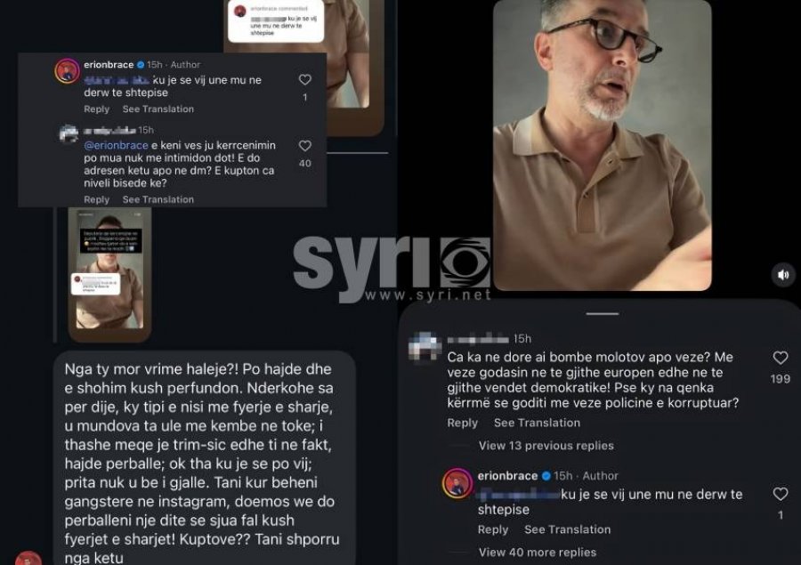 Deputeti i Ramës kërcënon protestuesit – Braçe u shkruan në privat, ‘ku je se vij unë në derë të shtëpisë’