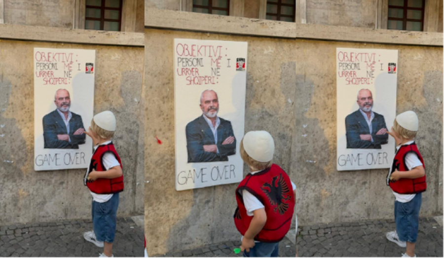 'Game Over!' 'Rama 'personi më i urryer në Shqipëri' në shkallët e Kryeministrisë