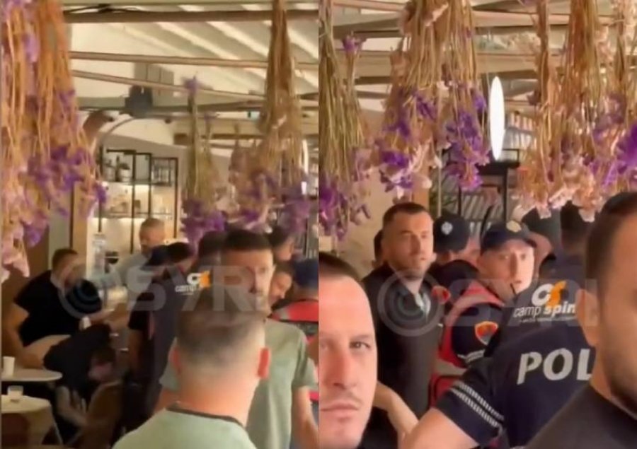 video-momenti-kur-policia-hyn-ne-ambientet-e-lokalit-prane-kuvendit-dhunon-e-ndalon-disa-protestues