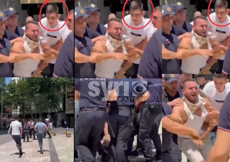 Grushta dhe shkelma ndaj protestuesit  Berisha  Narkopolicë dhe patronazhistë vërsulen me egërsi shtazore