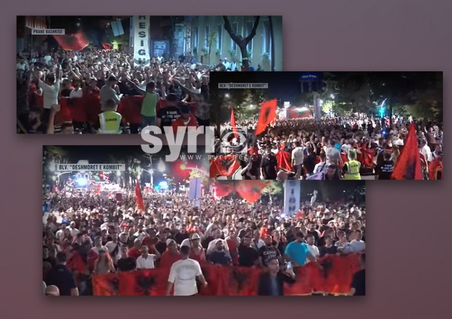 Protestuesit marshojnë drejt Komisariatit nr  3  kërkojnë lirimin e të arrestuarve