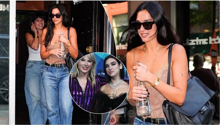 Dua Lipa shfaqet në New York, fansat aludojnë se mund të jetë e ftuar në dasmën e Taylor Swift