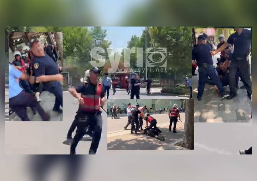 Policia ushtroi dhunë ndaj protestuesve, arrestohen qytetarët që kërkojnë dorëheqjen e Edi Ramës