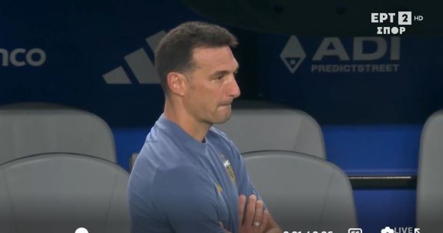 VIDEO/ Lot çlirimi, shihni reagimin e Scalonit pas golit të tretë Argjentinës