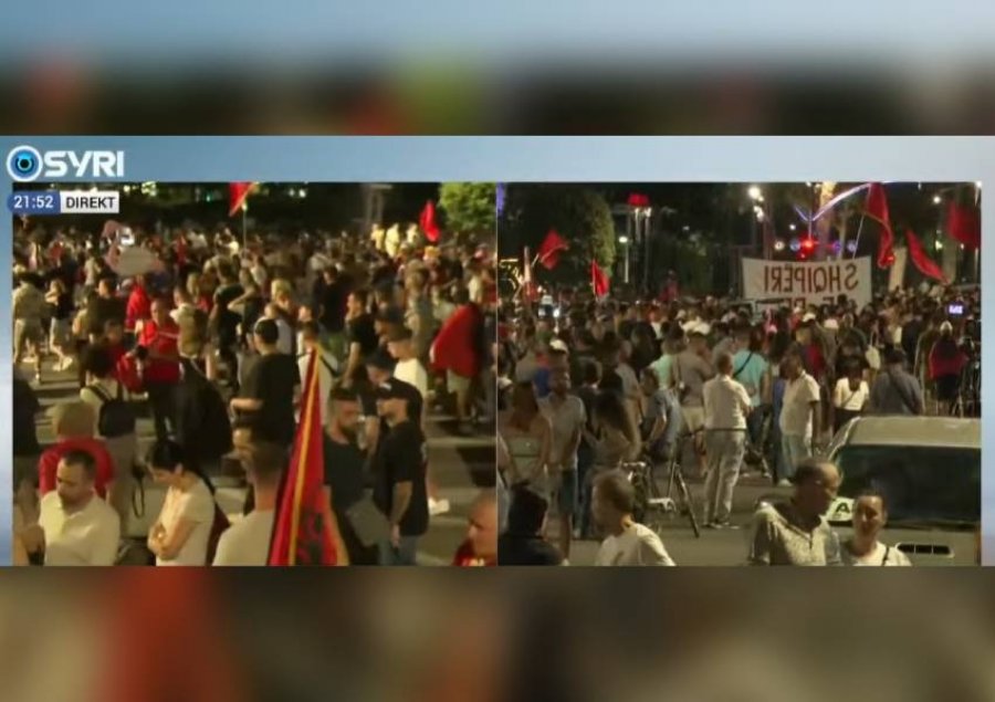  Rama jepe dorëheqjen   Protesta e 36 të  nis marshimi në rrugët e Tiranës  bashkohen edhe protestuesit që u liruan sot