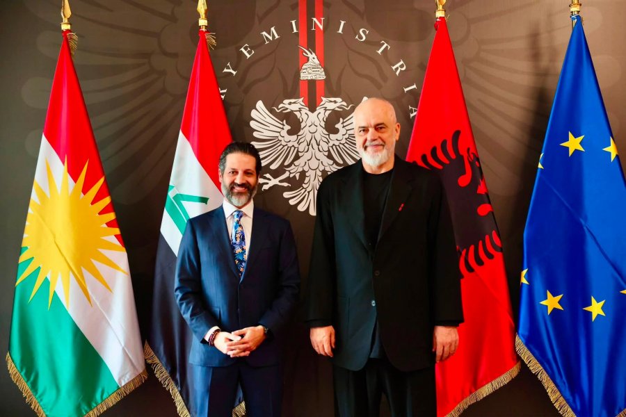 Rama pret Talabanin/ Ç'është ky takim i Ramës me zv.kryeministrin e Rajonit të Kurdistanit të Irakut? 