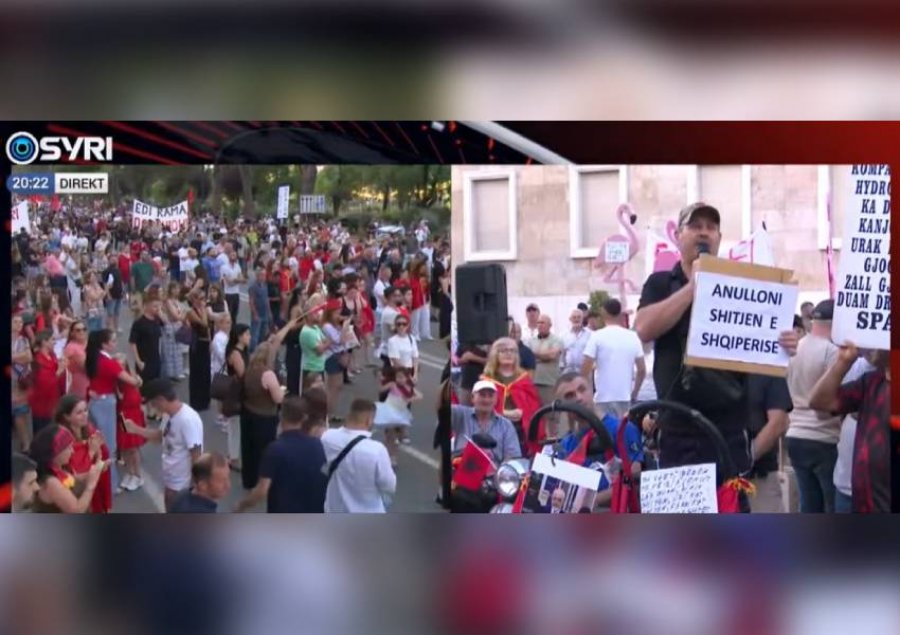  Anuloni shitjen e Shqipërisë    Protestuesi  Ky është Revolucioni i Shqiponjave