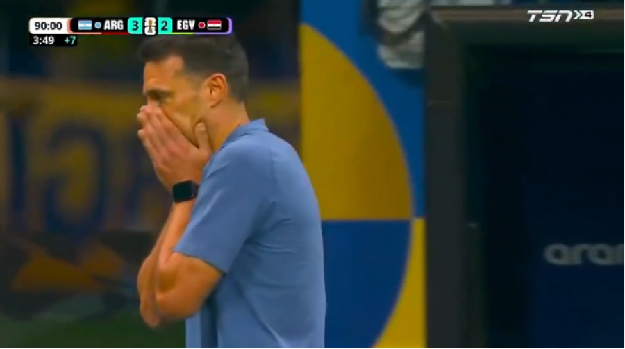 VIDEO/ Reagimi i veçantë i Scaloni-t pas golit të Enzo Fernandez-it, trajneri argjentinas mbeti pa fjalë