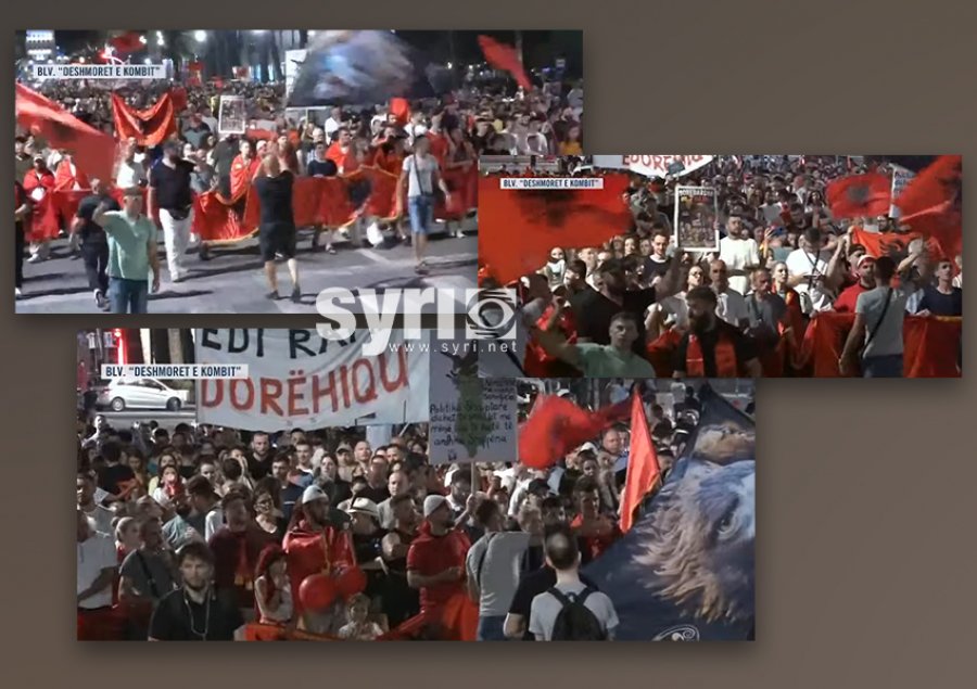 Protesta e 38 të  Nis marshimi në rrugët e Tiranës  qytetarët kërkojnë largimin e Ramës