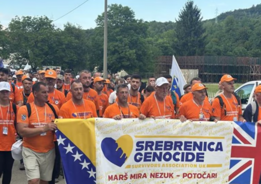 Mijëra persona në Marshin e Paqes në kujtim të viktimave të gjenocidit në Srebrenicë