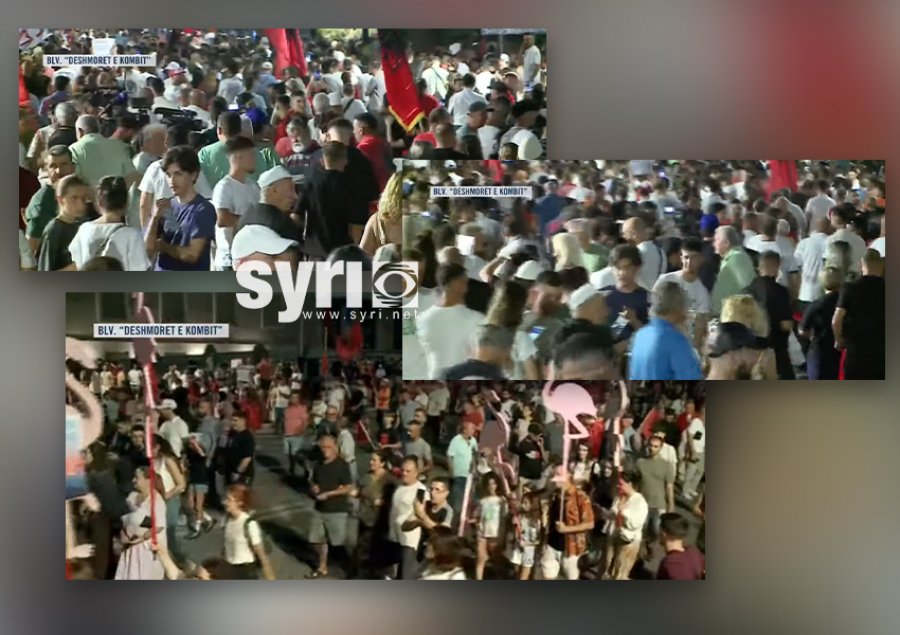 Nis marshimi i protestuesve në Tiranë, qytetarët vijojnë thirrjet për dorëheqjen e Ramës