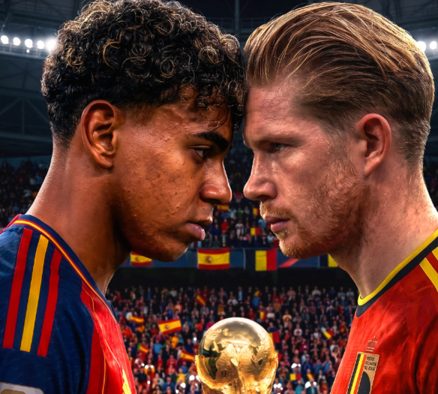 Belgjikë-Spanjë, formacionet zyrtare: De Bruyne dhe Doku titullarë, Fabian në mesfushën e ‘La Roja-s’