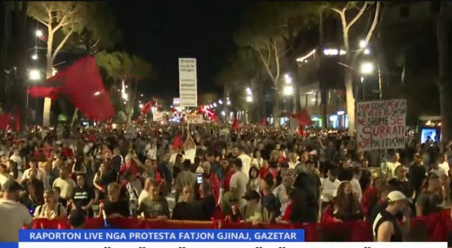 VIDEO  Nis marshimi i protestuesve në ditën e 42 të të protestës  Rama jepe dorëheqjen