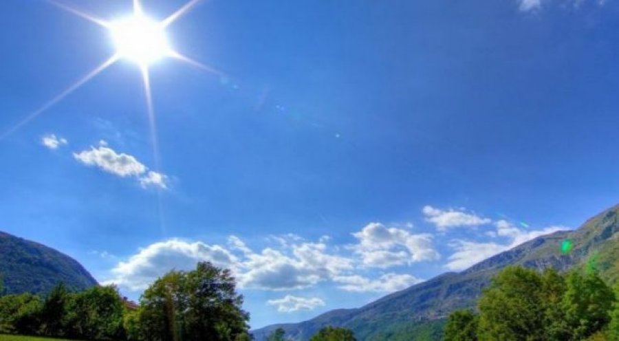 Temperaturat arrijnë deri në 38 gradë, si parashikohet moti për sot