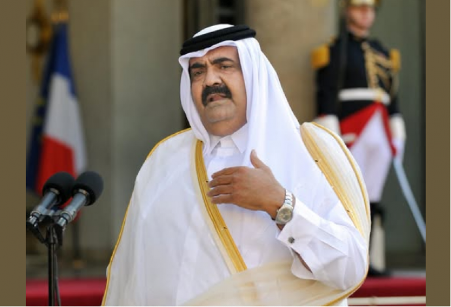 Homazh për ish-Emirin e Katarit Sheikh Hamad bin Khalifa Al Thani, mik i Shqipërisë