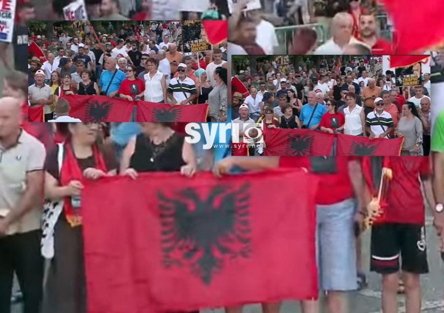Protesta e 45-të radhazi kundër qeverisë, qytetarët kërkojnë largimin e Ramës, marshojnë drejt Kryeministrisë