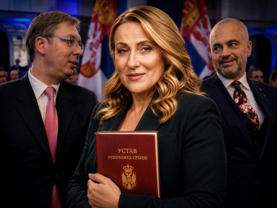 Ministrja serbe që sulmoi shqiptarët ishte pjesë e Grupit të Miqësisë Serbi Shqipëri  në kohën e  muajit të mjaltit  Rama Vuçiç