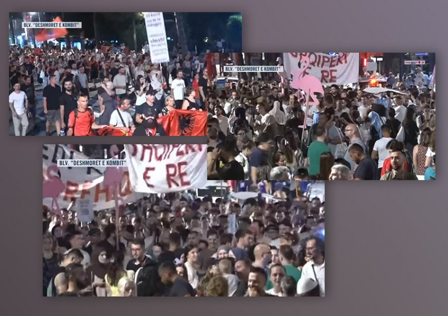  Rama  jep dorëheqjen   Protesta e 46 të para Kryeministrisë  qytetarët marshojnë në rrugët e Tiranë