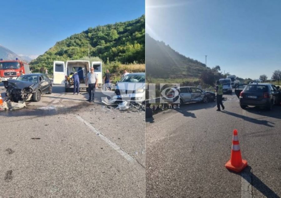 Aksident në aksin Tepelenë–Memaliaj/ Dy makina përplasen ‘kokë më kokë’, 4 të plagosur