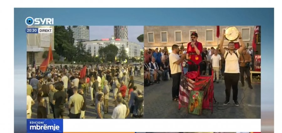 Protesta e 47-të/ Protestuesja: Ta vazhdojmë këtë revolucion, derisa karrigia e fundit e PS të iki