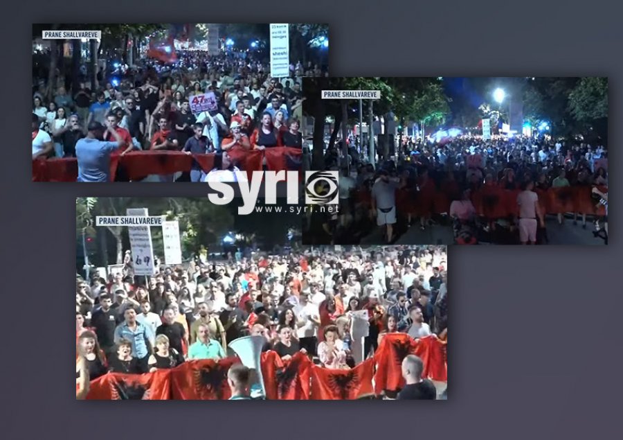 'Rama jepe dorëheqjen'/ Protesta e 47-të kundër qeverisë, nis marshimi i qytetarëve në rrugët e Tiranës