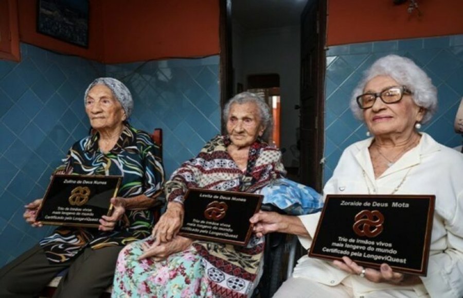 Tre motrat braziliane që sfidojnë moshën, 316 vite jetë nën studimin e shkencëtarëve