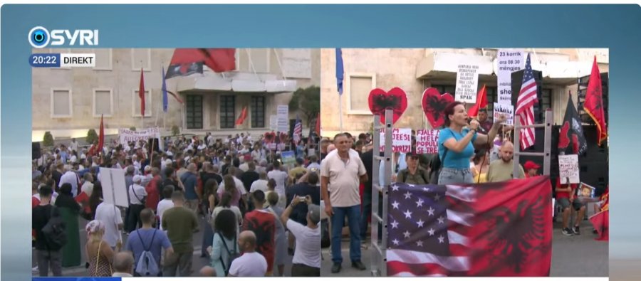 Protestuesja bën thirrje  Më 23 korrik para Kuvendit  t ua lajmë kostumet me vaj e domate