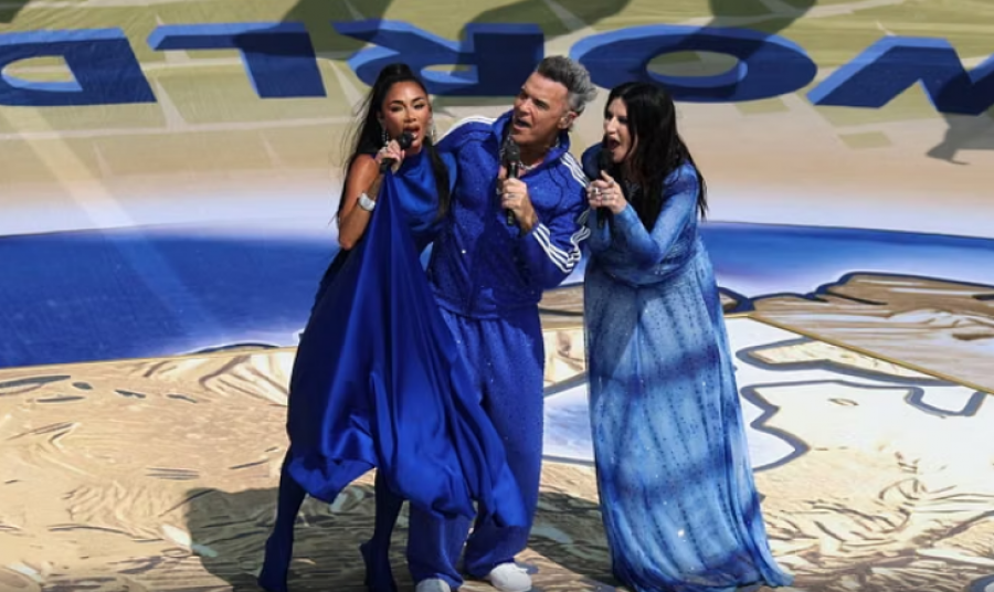 Spektakël në ceremoninë mbyllëse të Botërorit 2026  nga IShowSpeed te Laura Pausini  trofeun e solli Carlos Alcaraz