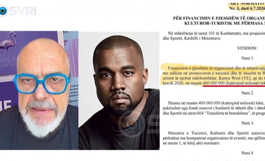 PS miraton 4 3 mln euro për Kanye West  debate në komisione Parlamentare