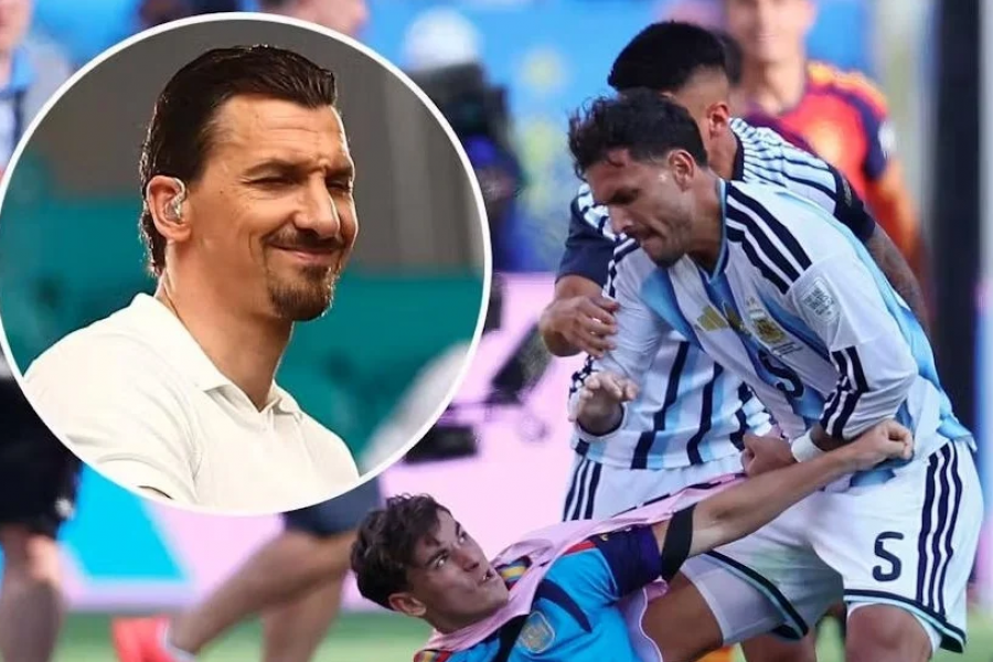 Ibrahimovic sulmon Paredes-in: Të isha unë në fushë, do t'i kisha dhënë një goditje me kokë