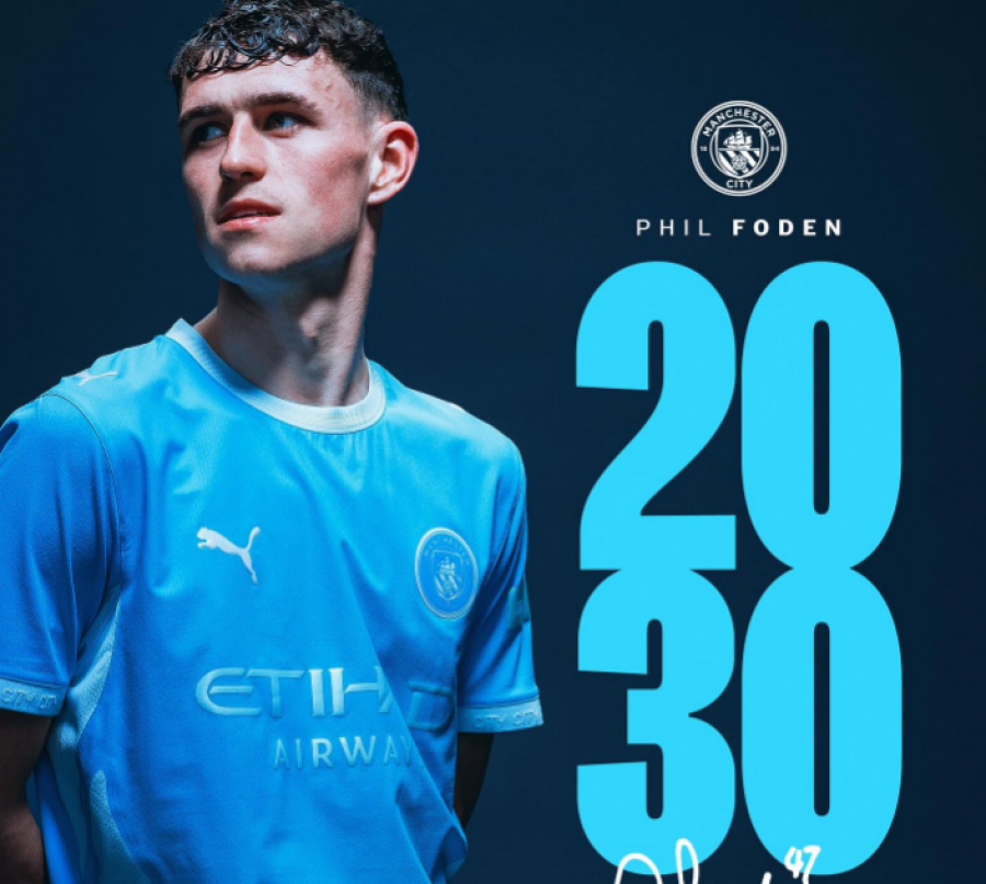 Foden i mbyll derën Milanit  rinovon me Manchester City n deri në vitin 2030