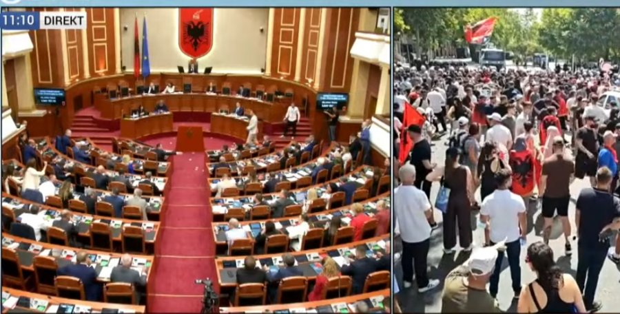 Hyjnë si minjtë në parlament  Bardhi sfidon Ballën  Hajde dalim tek qytetarët