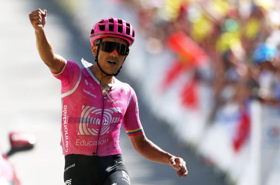 Turi i Francës 2026  Çiklisti nga Ekuadori fiton etapën e 18 të  Pogacar pedalon drejt triumfit