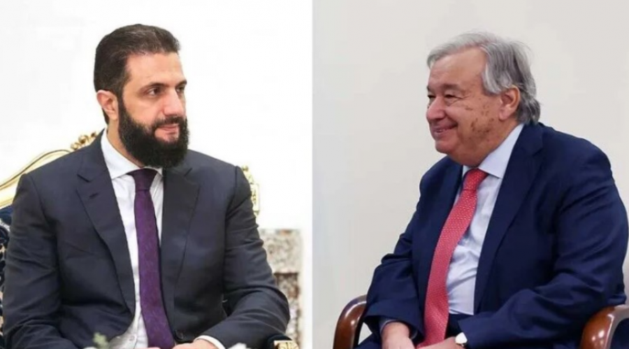 pas-17-vitesh-shefi-i-okb-se-rikthehet-ne-damask-guterres-takohet-me-presidentin-sirian-ahmad-al-sharaa