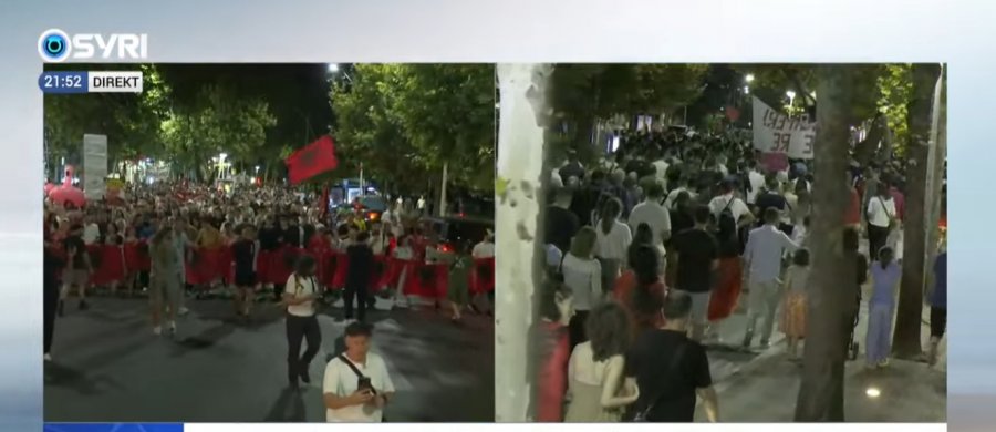'Rama jepe dorëheqjen'/ Mijëra në shesh kundër qeverisë, mbyllet protesta e 57-të 