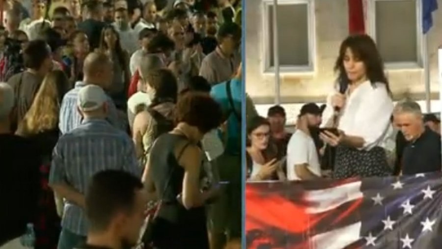 Fjalimi i fortë i Elsa Demos në protestë: Pas Teatrit dogjën pyjet dhe ndërtuan resorte
