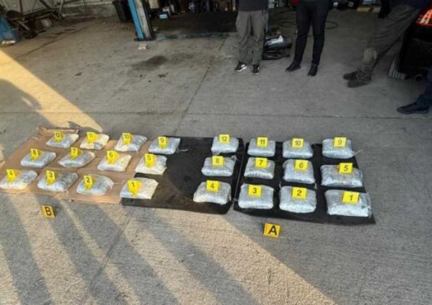 Policia arreston një shtetas të Serbisë dhe dy të Malit të Zi, konfiskon mbi 25 kg marihuanë