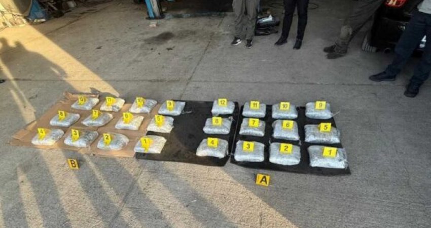 Policia arreston një shtetas të Serbisë dhe dy të Malit të Zi, konfiskon rreth 26 kg marihuanë