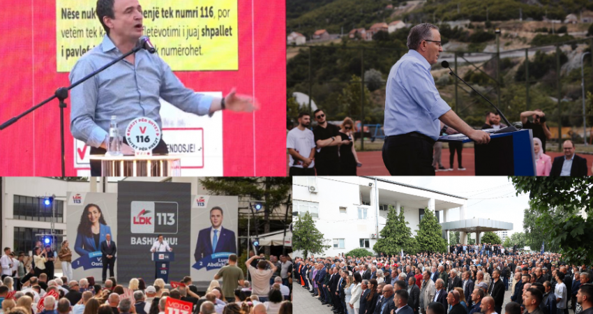 Zgjedhjet e 7 qershorit: Intensifikohet gara politike në gjithë vendin