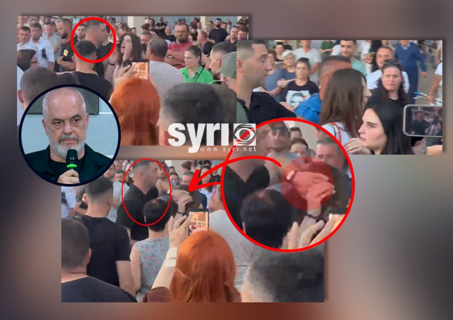 VIDEO  Gardisti i Ramës dhunon live protestuesen  I mbyll gojën me forcë